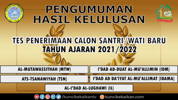 PENGUMUMAN PSB 2021