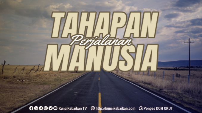 TAHAPAN PERJALANAN MANUSIA