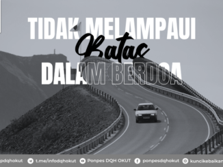 Tidak Melampaui Batas Dalam Berdoa