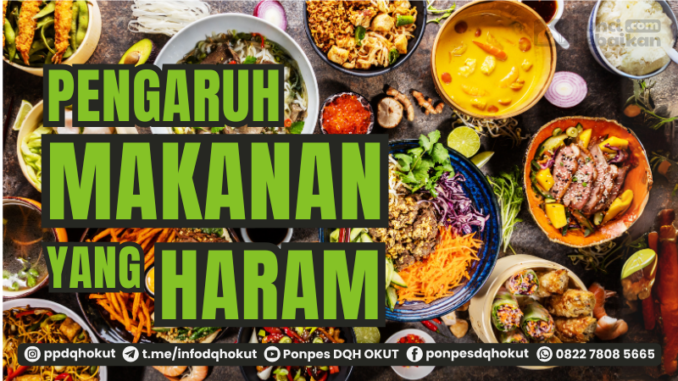 pengaruh makanan yang haram