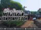 Gotong Royong Meratakan Jalan POnpes DQH