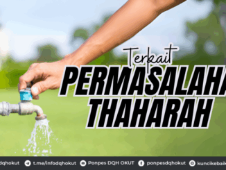Terkait Permasalahan Thaharah