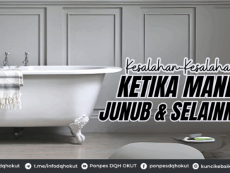 Kesalahan-Kedalahan Mandi Junub dan Selainnya