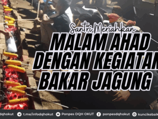 Santri Meriahkan Malam Had Dengan Kegiatan Bakar Jagung