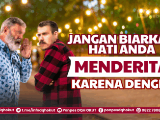 jangan biarkan hati anda menderita karena dengki