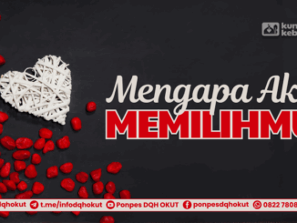mengapa aku memilihmu