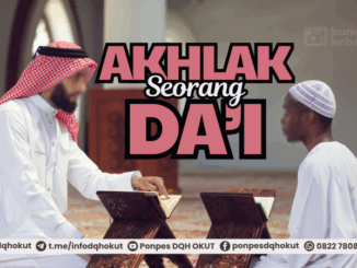akhlak seorang dai