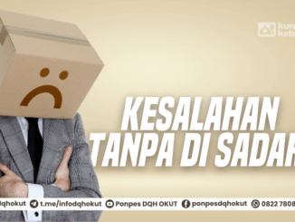 kesalahan tanpa disadari