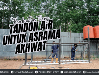 Pembuatan Tandon Air Untuk Asrama Akhwat