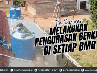 Tim Sarpras Melakukan Pengurasan Berkala Di setiap BMR