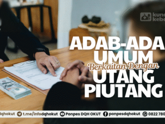 adab umum utang piutangl