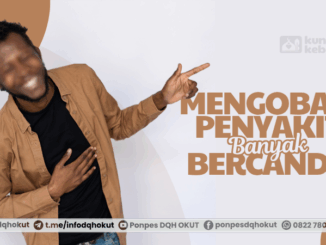 mengobati penyakit banyak bercanda