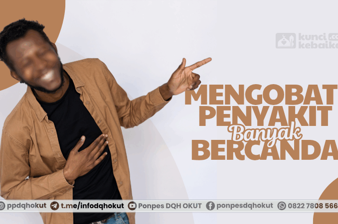 mengobati penyakit banyak bercanda