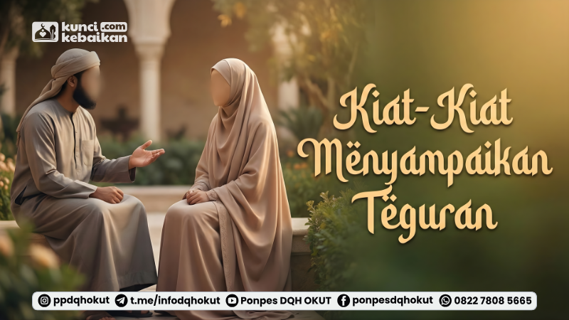 kiat menyampaikan teguran