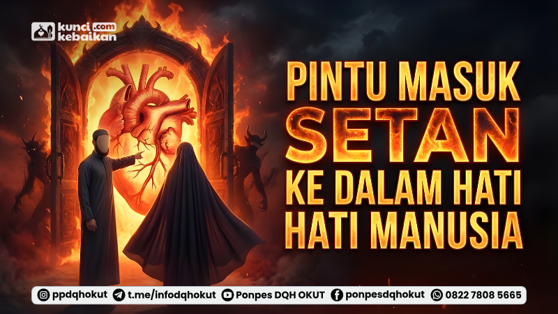 pintu masuk setan ke dalam hati manusia