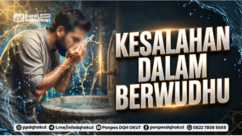 Kesalahan Dalam Berwudhu
