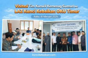 Visitasi Kanwil Kemenag ke LAZ Kunci Kebaikan
