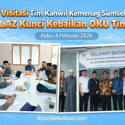 Visitasi Kanwil Kemenag ke LAZ Kunci Kebaikan