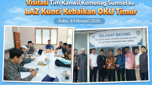 Visitasi Kanwil Kemenag ke LAZ Kunci Kebaikan