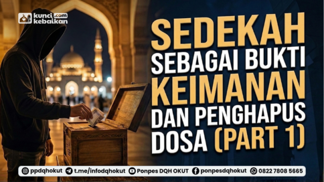 sedekah sebagai bukti keimanan dan penghapus dosa 1