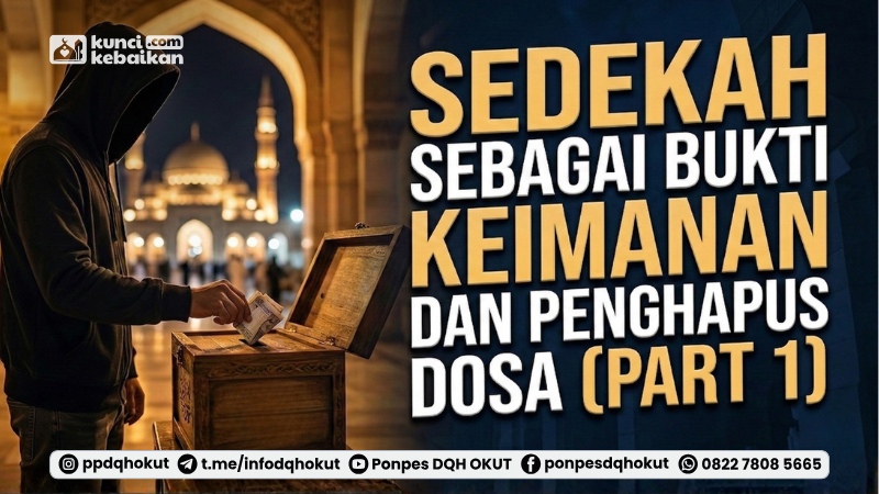sedekah sebagai bukti keimanan dan penghapus dosa 1