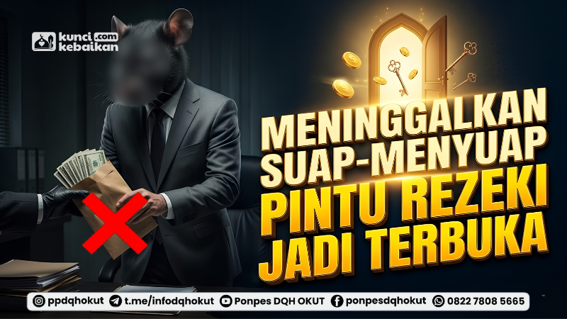 Meninggalkan Suap-Menyuap Pintu Rejeki Jadi Terbuka