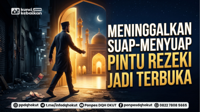 meninggalkan suap menyuap pintu rezeki jadi terbuka