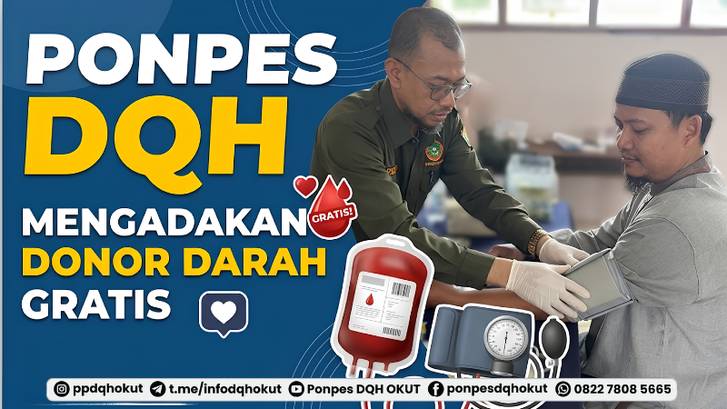 Ponpes DQH Mengadakan DOnor Darah Gratis