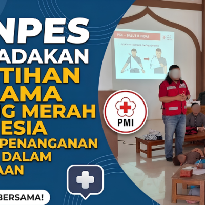 ponpes mengadakan peltahian bersama palang merah indonesia tentang penanganan pertama dalam kecelakaan