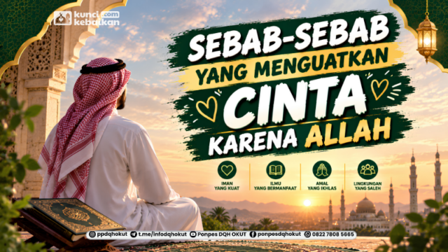 SEBAB-SEBAB YANG MENGUATKAN CINTA KARENA ALLAH