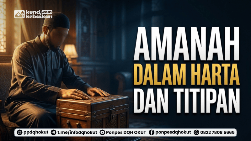 amanah dalam harta dan titipan